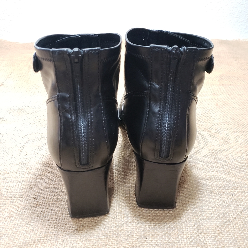 FRANCO SARTO Ankle Boots Square Toe Heel - Picture 3 of 8